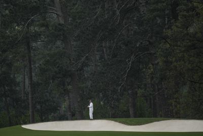 Masters caddies wear the ‘tuxedo of all caddie uniforms’ at Augusta National