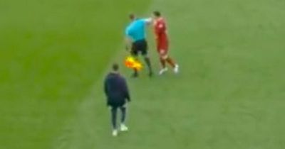 Referee chiefs issue statement after linesman 'elbowed' Andy Robertson during Liverpool vs Arsenal