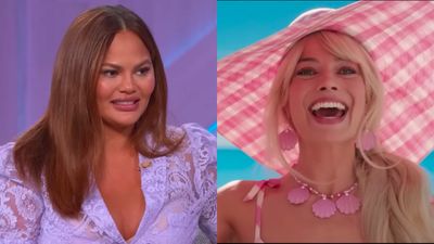 Chrissy Teigen Joins Legion Of Fans Obsessed With That Foot Scene In Margot Robbie’s Barbie Trailer