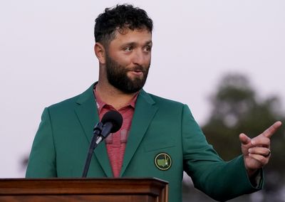 Masters champion Jon Rahm hilariously blamed his double bogey start at Augusta on a text from Zach Ertz