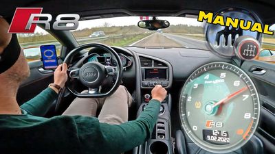 Audi R8 With Gated Manual At Full Throttle On Autobahn Is Automotive Nirvana