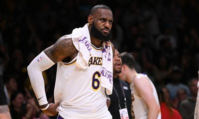 LeBron James talks about watching his son Bronny at Nike Hoop Summit
