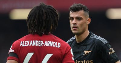 Ian Wright and Jamie Carragher disagree on 'idiotic' Granit Xhaka as Arsenal draw at Liverpool