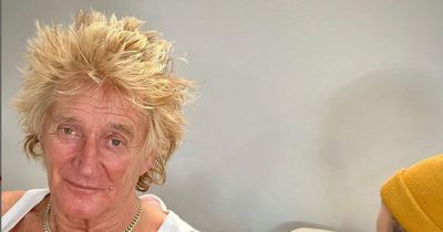 Rod Stewart, 78, gets huge football tattoo while on tour in New Zealand