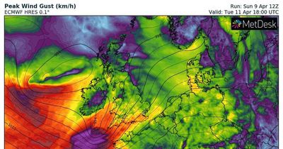 Major change on storm front this week with system to bring horrid conditions to Ireland