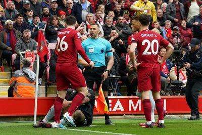 Linesman’s ‘career is at risk’ if found guilty of elbowing Andy Robertson