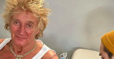 Rod Stewart gets new Celtic tattoo as rocker celebrates Old Firm triumph