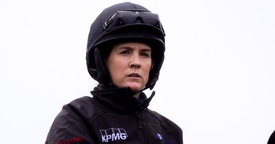 Which horse is Rachael Blackmore riding in the Irish Grand National today?