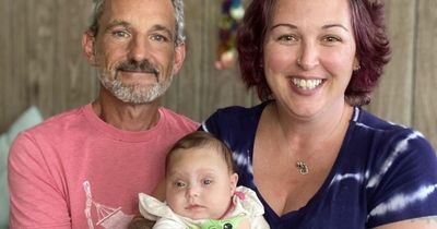 Woman welcomes surprise baby at 45 after mistaking pregnancy for menopause