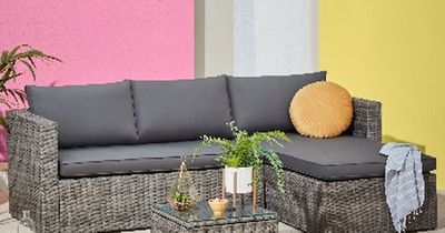Homebase slash price of garden sofa making it cheaper than Aldi, Argos and The Range