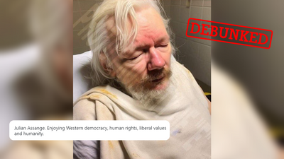 Russian embassy shares AI-generated image of Julian Assange in prison