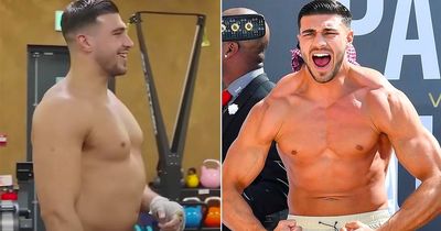 Tommy Fury claims he's gained 42lb since Jake Paul win as rival returns to camp