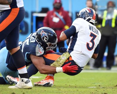 Russell Wilson was the most sacked QB in Broncos single-season history