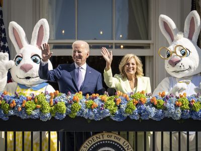 The Bidens host bunnies, farmers and kids at the White House's annual Easter egg roll