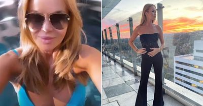 Inside Amanda Holden's latest trip abroad - from celebrity reunions to bikini post