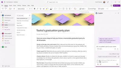 Microsoft is bringing its AI Copilot to OneNote
