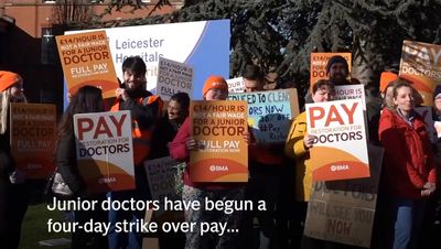 Hospital bosses ‘concerned’ about overnight care during junior doctors strike