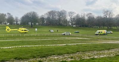 Child dies after emergency services race to play park as police launch investigation