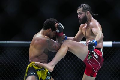 Jorge Masvidal takes umbrage with Gilbert Burns’ greasing accusation at UFC 287: ‘I’ve never cheated’