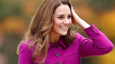 We can't stop thinking about Kate Middleton's bright orange beaded bag with the glorious wooden handle