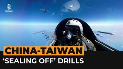 Taiwan’s president condemns China drills as irresponsible