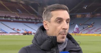 Gary Neville delivers fresh Man City Premier League title prediction after Liverpool vs Arsenal