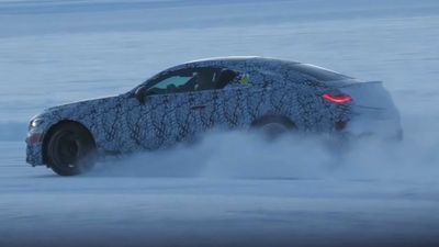 See The Mercedes-AMG CLE 63 Coupe Dance On Frozen Lake