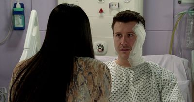 ITV Coronation Street shares first look at Ryan Connor's acid attack injuries as he faces setback over Justin return