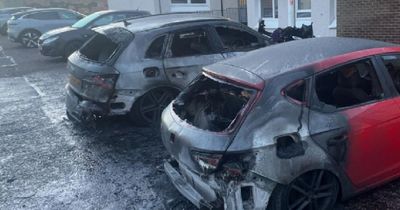 Shocking images show aftermath of burnt out motors after blaze in Kirkcaldy