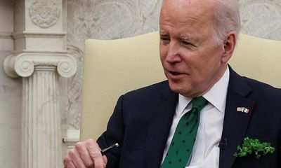 Biden says keeping Good Friday and Windsor agreements in place are main priority as he flies to Belfast – as it happened