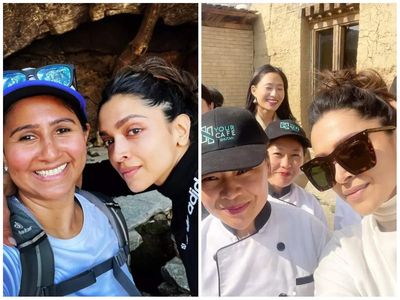 Deepika Padukone tours Bhutan with family; poses for photos with fans - Pics Inside