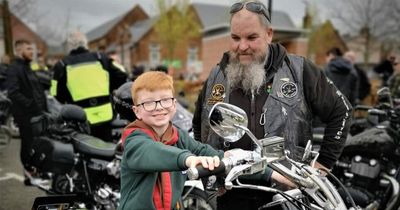 Ayrshire biking community welcomes brave 9-year-old at annual Easter Egg Run after his open heart surgery