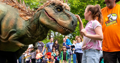 Castle an hour from Edinburgh transformed into thrilling dinosaur park this summer