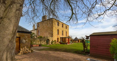 Breathtaking Midlothian mansion with courtyard and 'barbecue hut' hits market