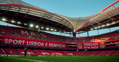 What time and TV channel is Benfica v Inter on today in the Champions League?