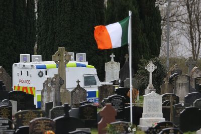 Security operation mounted at cemetery following republican Easter event