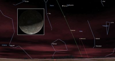 See elusive planet Mercury high in the sky tonight (April 11)