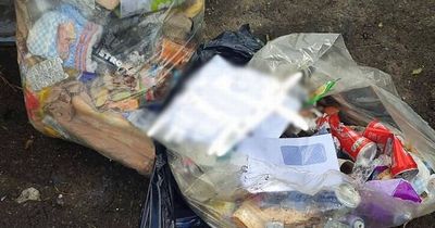 Locals in Cork deliver rubbish back to illegal dumper after finding address in black bag