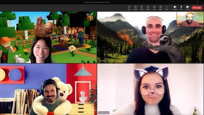 Sorry students, these goofy Snapchat Lenses in Microsoft Teams are for professional use only