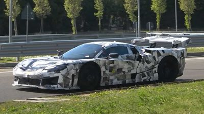 Watch 2025 Ferrari Hypercar Cruise With Traffic In New Spy Video