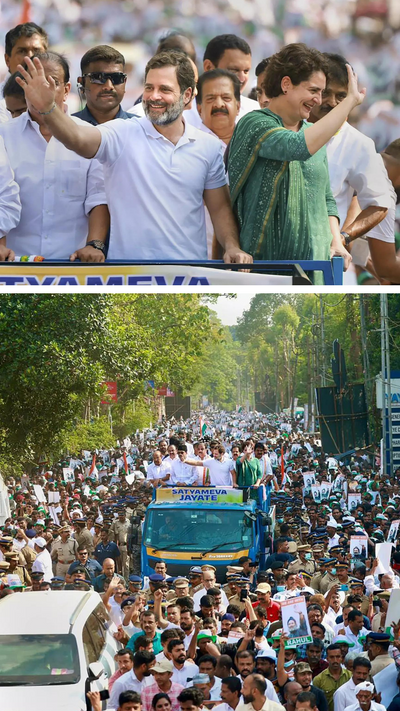 Wayanad's 'rousing' welcome for Rahul Gandhi