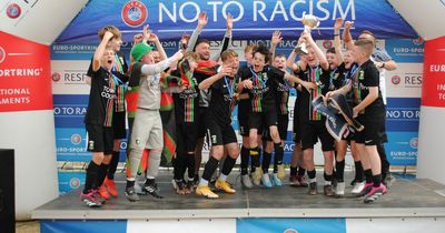 Glentoran youngsters celebrate major cup success in Spain