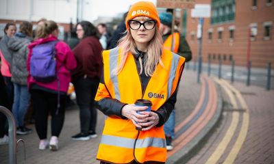 ‘I’m here because I care’: junior doctors on NHS picket lines