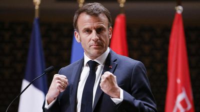 Macron outlines vision for 'European sovereignty’ at a Hague speech disrupted by hecklers