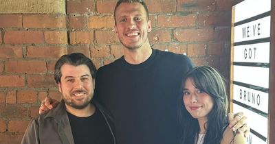 Newcastle United's Dan Burn enjoys brunch at popular city restaurant Horticulture as he jokes with staff about team mate Bruno