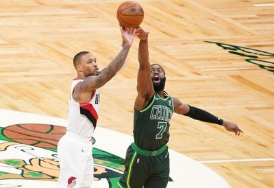 Celtics’ Jaylen Brown reportedly on ‘list’ of Damian Lillard of stars to poach for Portland