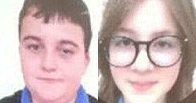 Tragic teens, 14, killed in horror crash when car hit tree pictured as tributes flood in