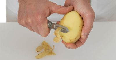 Chef says you've been using potato peelers wrong - and the right way is so much faster