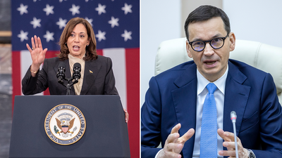 Watch again: Kamala Harris meets with Poland’s prime minister to strengthen defence ties