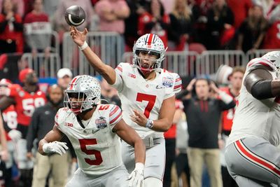 Ohio State QB CJ Stroud in Las Vegas on Top 30 visit with Raiders